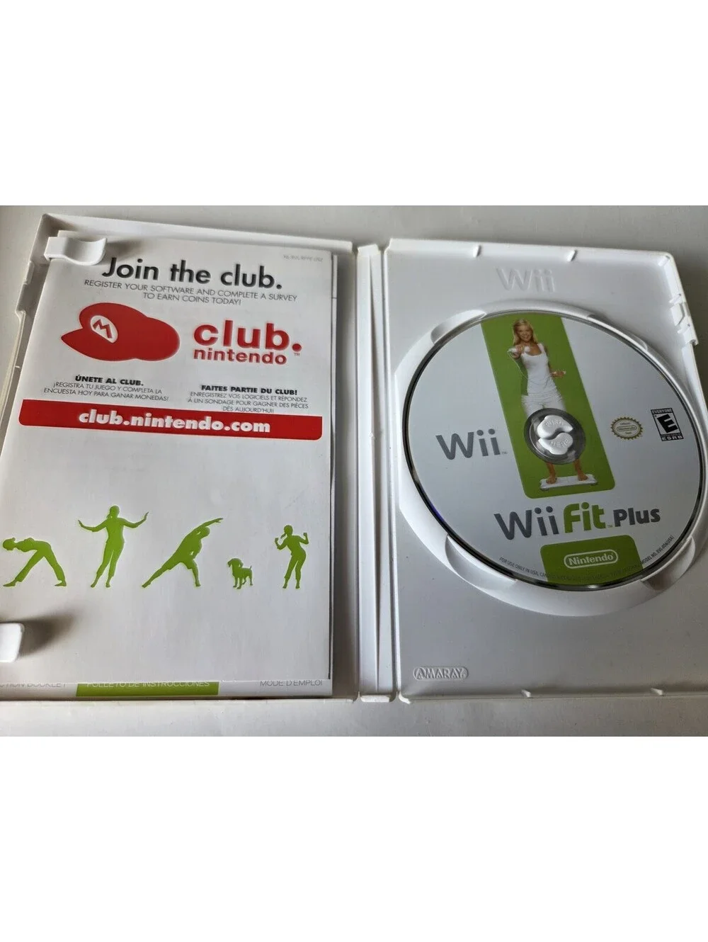 NINTENDO Wii - Wii Fit Plus Game with Manual Complete